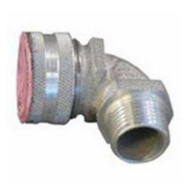 Appleton Liquidtight Strain Relief Cord Connector, 90°, 1/2", Aluminum ...