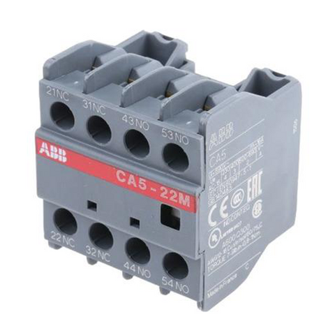 ABB CA5X-22M Auxiliary Contact Block  Model# 1SBN019040R1122
