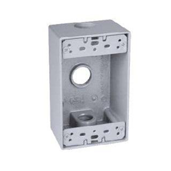 Weatherproof Box 3 Module McGill Weatherproof Box - 1-Gang/3 Hole 1/2