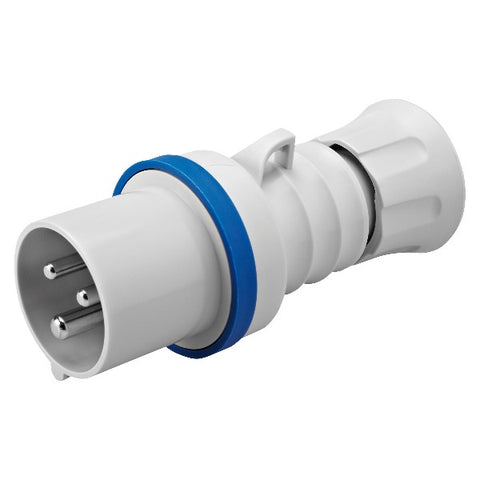 Gewiss Industrial Plug Straight Plug HP - IP44/IP54 - 2P+E 16A 200-250V 50/60HZ -Model# GW 60 004FH