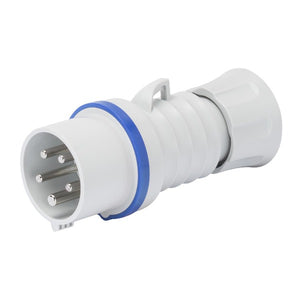 Gewiss Industrial Plug Straight Plug HP - IIP44/IP54 - 3P+E 32A 200-250V 50/60HZ -Model# GW 60 016H