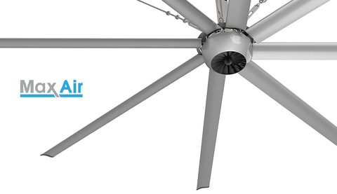 MaxAir HVLS Ceiling Fan 4.2 meter Diameter Model# IND42-1PH