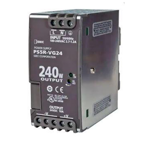 IDEC Power Supply, 240W, 100-240VAC, 24VDC/10A Model# PS5R-VG24