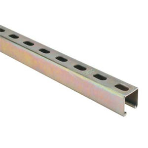 Thomas & Bettes Half Slotted Channel 1-5/8 X 1-5/8 X 10FT (14GA) Gold Galv Model# A1400HS 10