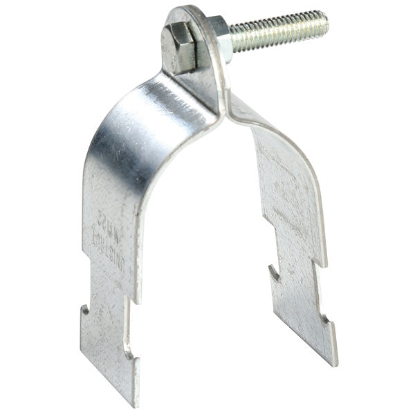 3 Rigid Steel Conduit Pipe Clamps For Unistrut Channel – #4329 / P1119, Zinc Plated