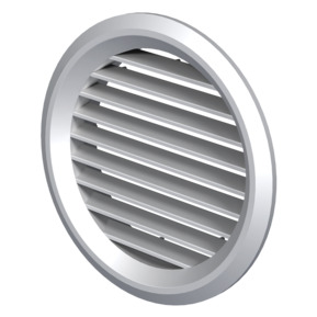 Vents Plastic Grill for wall & ceiling mtg., anti-mosquito screen for 150mm Ø Model# MV 150BVS