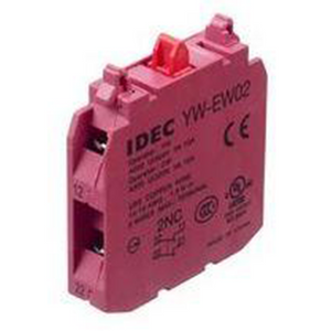 IDEC Contact Block, YW Series, 2NC Model# YW-EW02