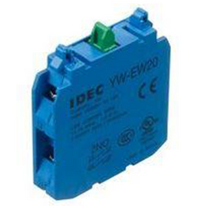 IDEC Contact Block, YW Series, 2NO Model# YW-EW20