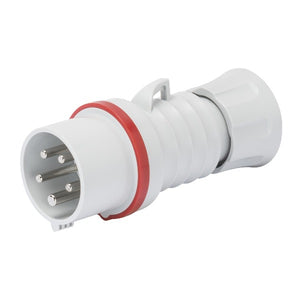 Gewiss Industrial Straight Plug HP - IP44/IP54 - 3P+E 32A 380-415V 50/60HZ -Model# GW 60 019H