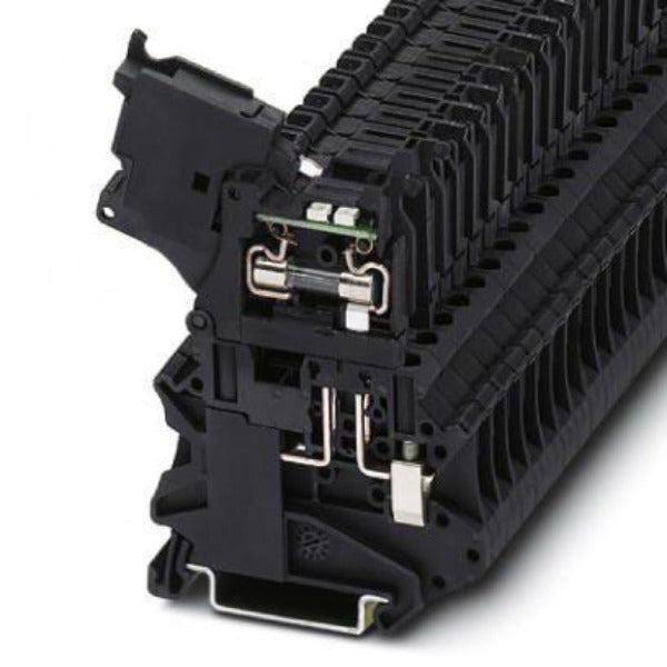 Phoenix Contact Fused DIN Rail Terminal, UT Series, Cable Size: 0.14 → 4 mm² Model# 3046090