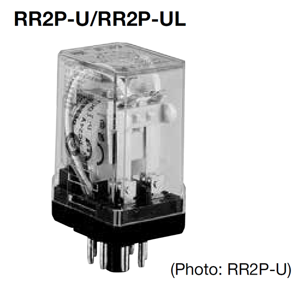 IDEC Power Relay 10A DPDT 12VAC Pin Terminal Model# RR2P-UAC12